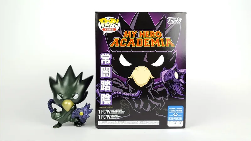 My Hero Academia - Tokoyami #607 (Size L) van Funko in Zwart – productfoto