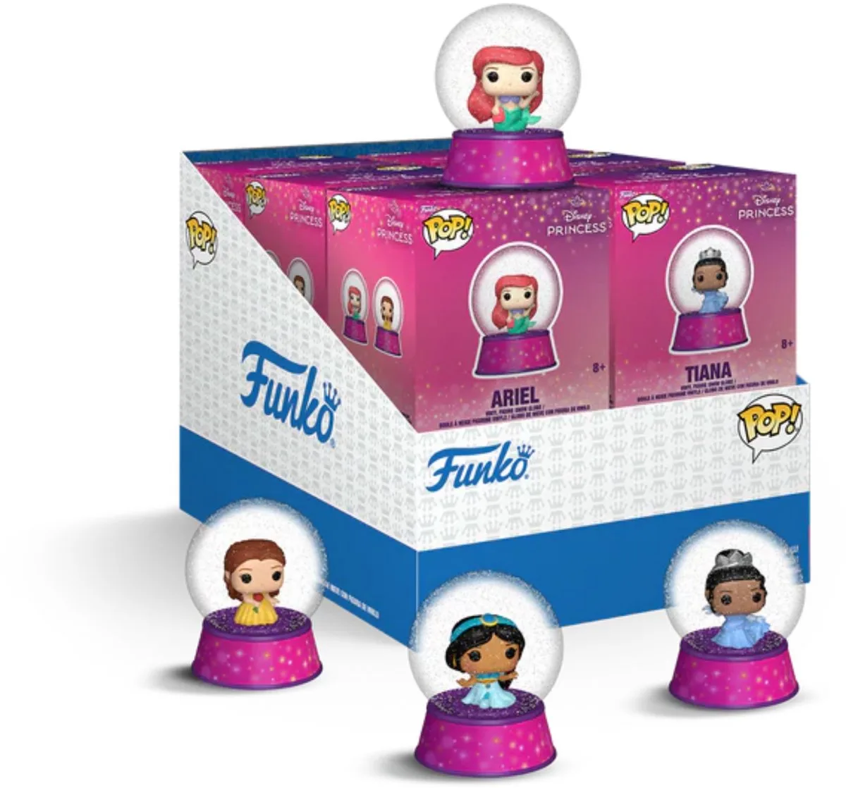 Mystery Minis DISNEY PRINCESS SNOW GLOBE von Funko in Mehrfarbig – Produktfoto