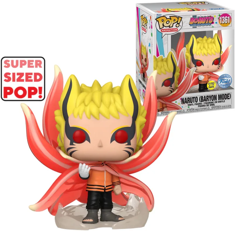 NARUTO (BARYON MODE) (GLOW) 6 INCH - BORUTO: NARUTO NEXT GENERATION Exclusive by Funko in Multicolour – product photo