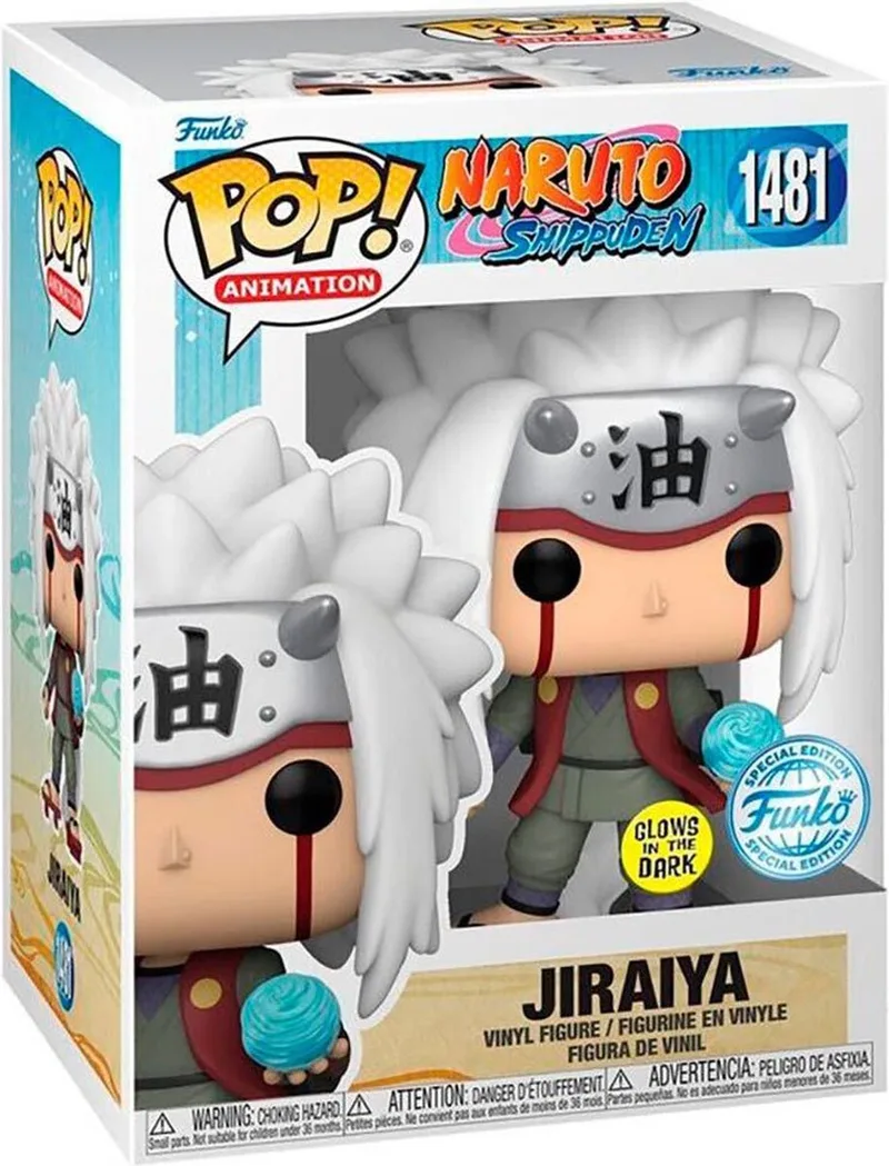 Naruto Jiraiya with Rasengan GITD Exclusive van Funko in Meerkleurig – productfoto