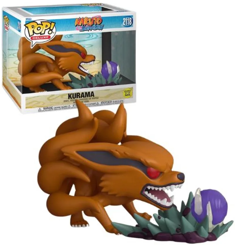 Naruto Kurama (Pop! Deluxe) Glow-in-the-Dark vinylfiguur 2118 Unisex Funko Pop! - Neutraal by Funko in Standard – product photo