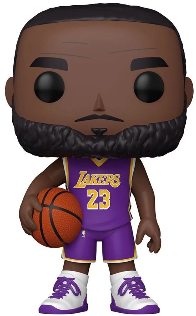 NBA: Lakers - 25 cm LeBron James (Purple Jersey) (52359) van Funko in Paars – productfoto