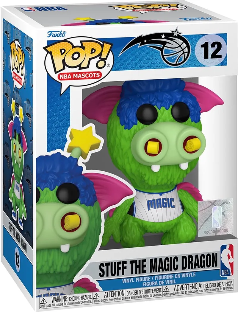 NBA Mascots: Orlando Magic - Stuff the Magic Dragon #12 van Funko in Meerkleurig – productfoto
