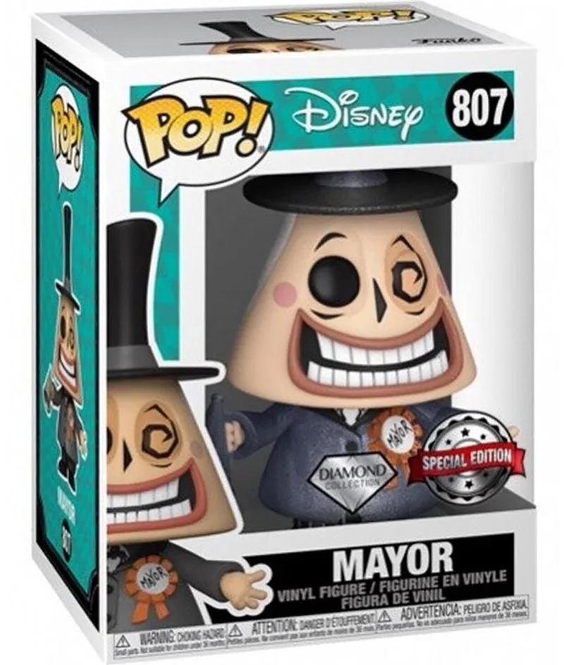 NBX - POP N° 807 - Mayor Diamond Glitter Exclusive - Rare vaulted by Funko – product photo