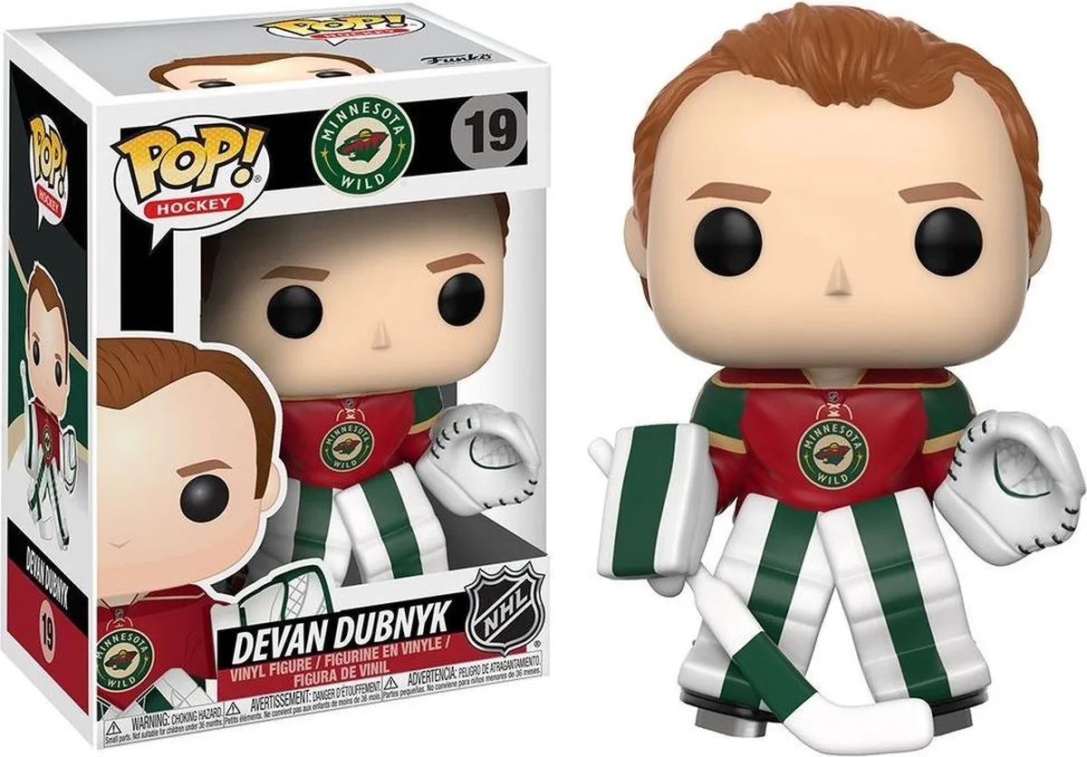 NHL Minnesota Wild Pop Vinyl: Devan Dubnyk by Funko in Multicolour – product photo