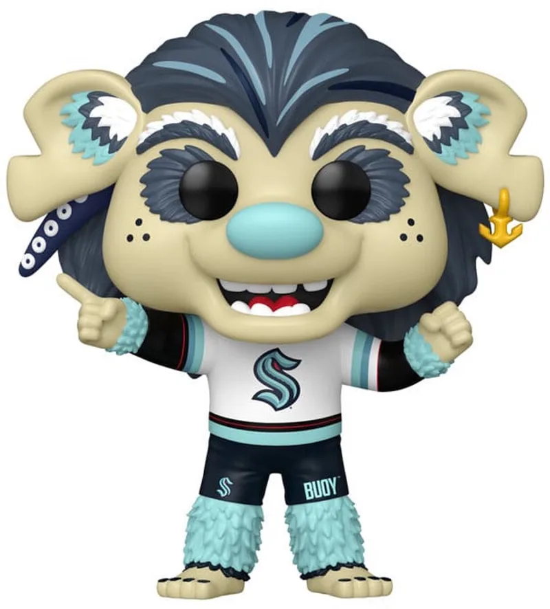 NHL POP! Vinyl Figure Mascots: Kraken- Buoy 9 cm POP! Figuur van Funko in Meerkleurig – productfoto