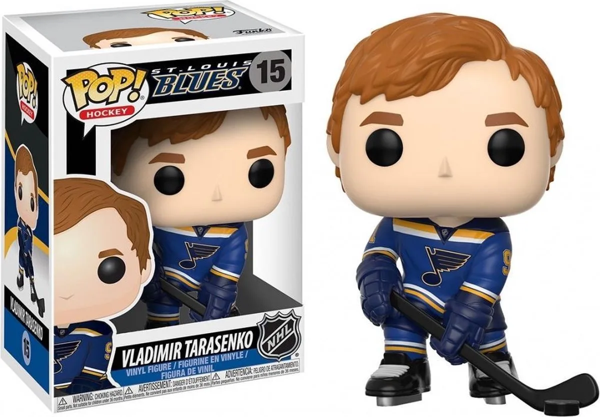 NHL St. Louis Blues Pop Vinyl: Vladimir Tarasenko van Funko in Meerkleurig – productfoto