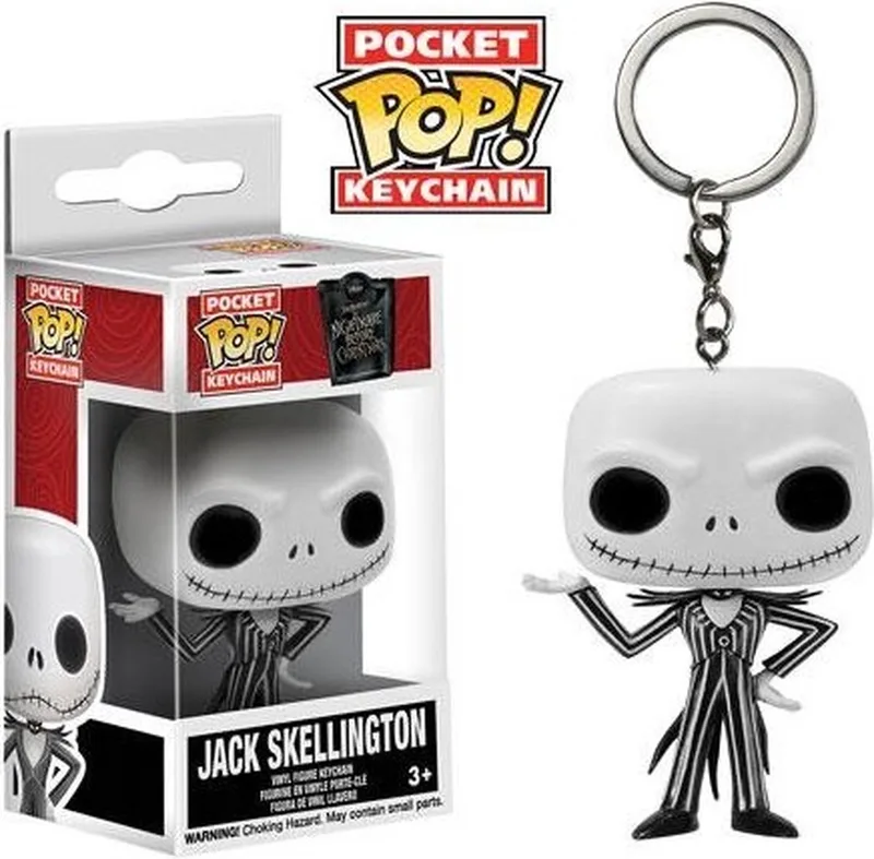 Nightmare Before Christmas - Pop Vinyl Sleutelhanger Jack 4cm ! by Funko in Multicolour – product photo