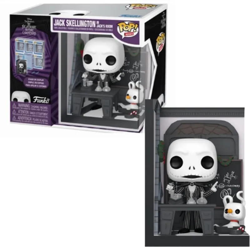Nooks: The Nightmare Before Christmas - Jack Skellington in Jack's Room by Funko in Multicolour – product photo