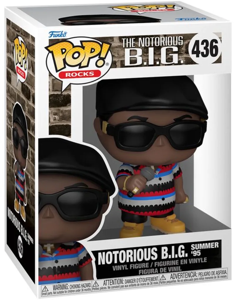 Notorious B.I.G. Summer 95 Rocks! Vinyl Figur 436 Unisex Funko Pop! - meerkleurig - Standard van Funko in Meerkleurig – productfoto