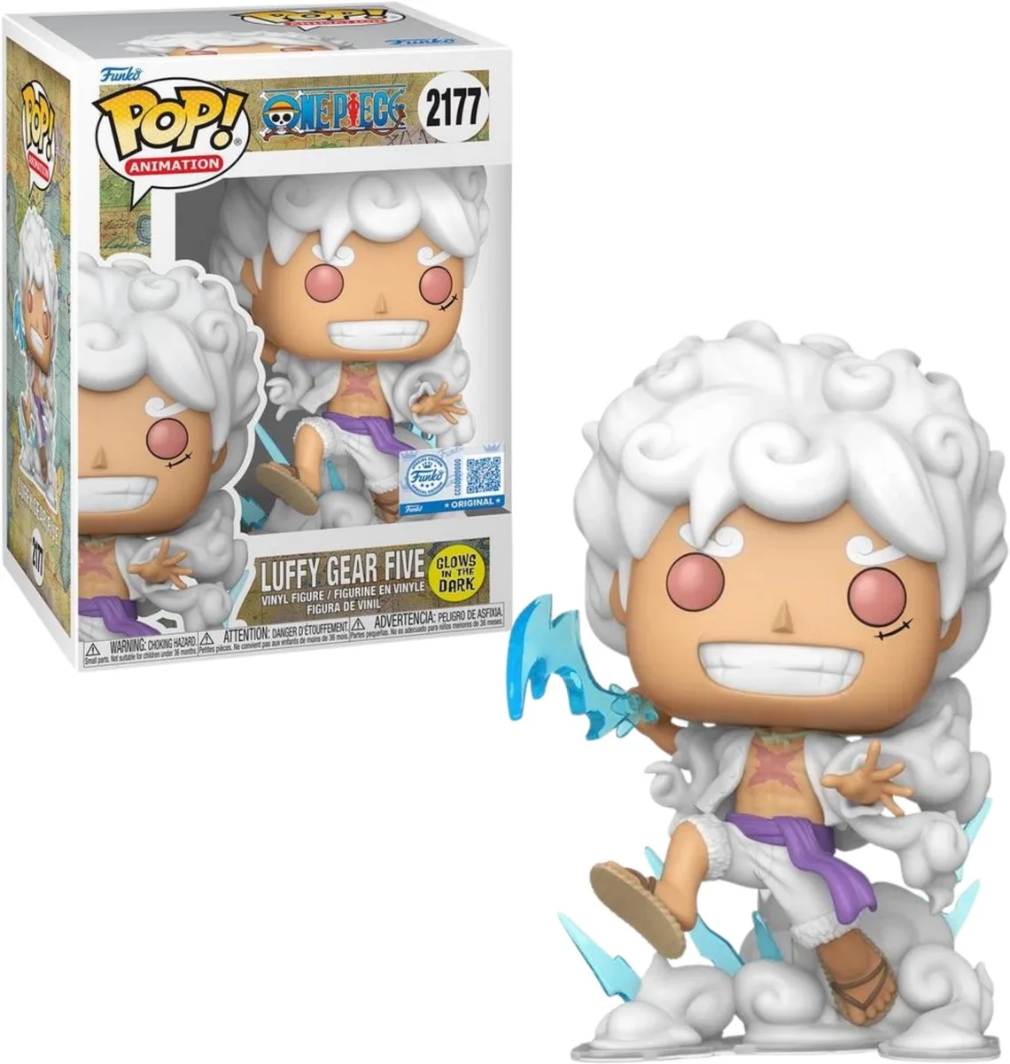 ONE PIECE 2177 Luffy Gear 5 GITD EXCLUSIVE de Funko en Multicolore – photo produit