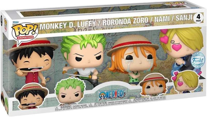 One Piece 4-Pack Exclusive by Funko in Multicolour – product photo