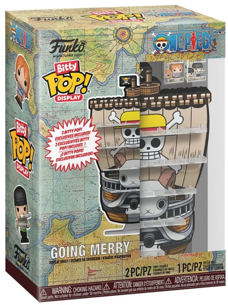 One Piece Going Merry (Bitty Pop! Display) Unisex Funko Pop! - Neutraal by Funko in Standard – product photo