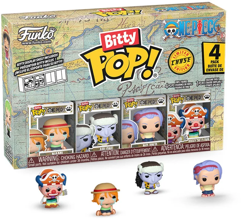 One Piece Nami (Bitty Pop!) vinylfiguurtjes (Set van 4) Unisex Funko Pop! - Neutraal by Funko in Standard – product photo