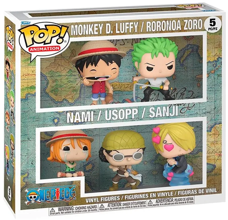 One Piece One Piece vinylfiguren (Set van 5) Unisex Funko Pop! - Neutraal by Funko in Standard – product photo
