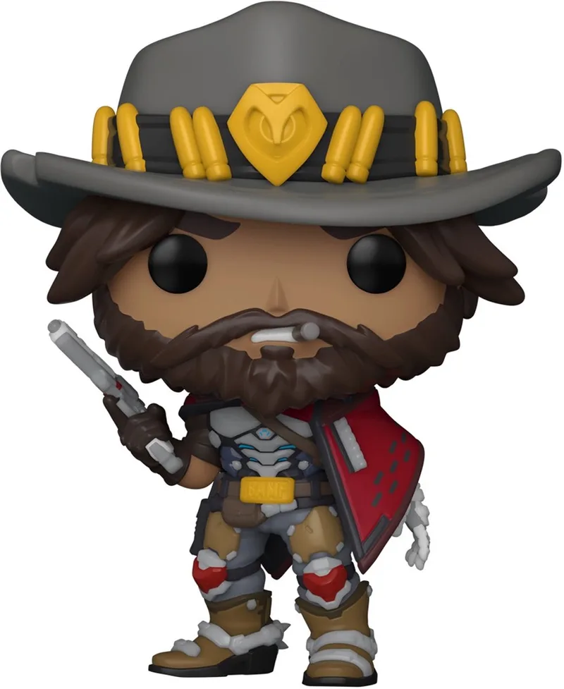 Overwatch - POP! Games Cassidy 9 cm Verzamelfiguur van Funko in Multicolours – productfoto