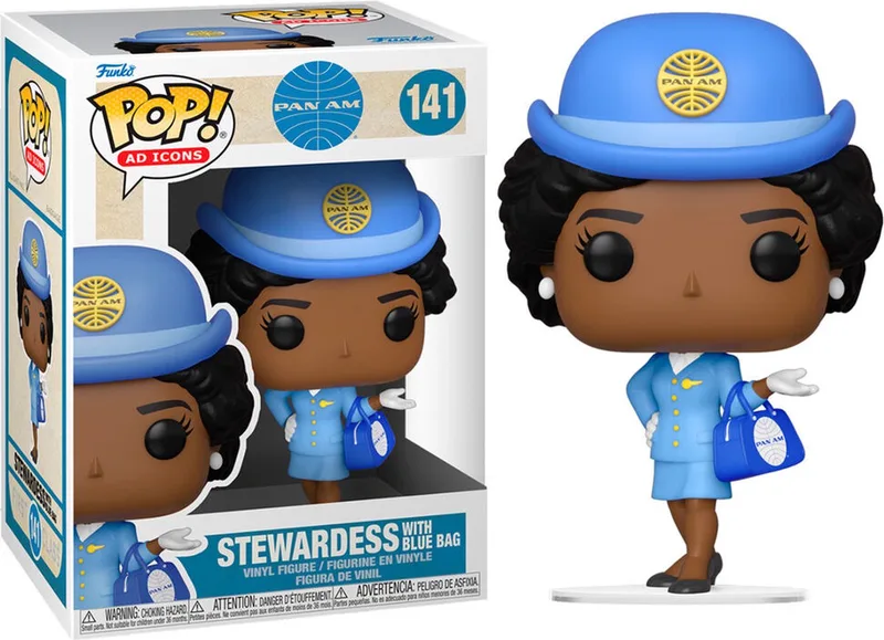 Pan Am – Stewardess with Blue Bag #141 by Funko in Multicolour – product photo