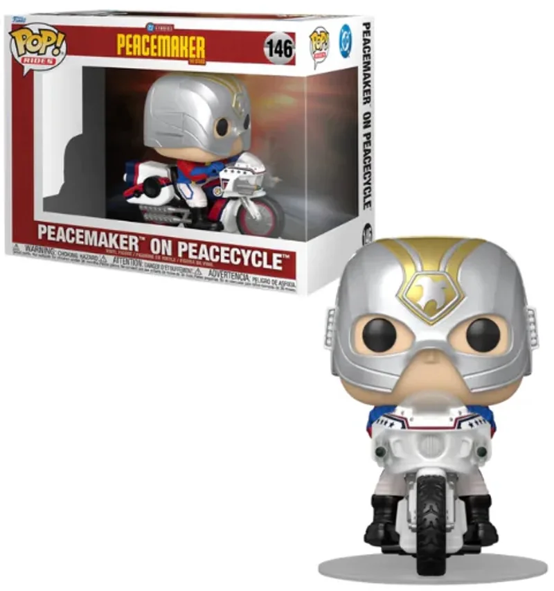 Peacemaker POP! Rides Vinyl Figure Peacemaker Doppelganger 15 cm POP! Figuur by Funko in Multicolour – product photo