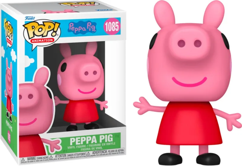 Peppa Pig - POP! Animation Peppa Pig 9 cm Verzamelfiguur fra Funko i Multicolours – produktbillede
