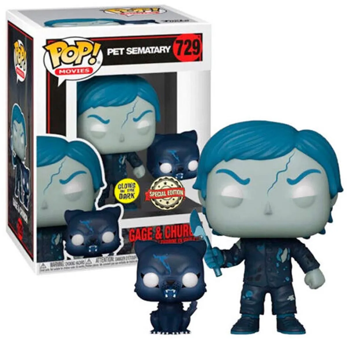 Pet Sematary - Cage Church #729 Special Edition GITD de Funko en Multicolore – photo produit
