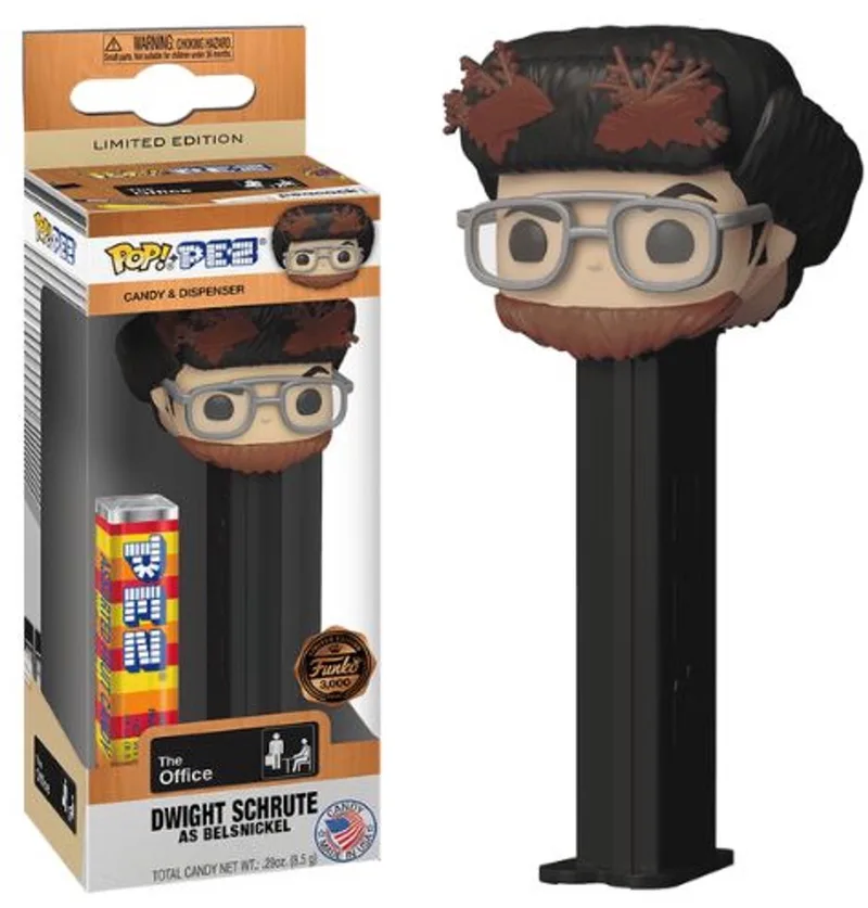 Pez: The Office - Dwight Schrute as Belsnickel (3000 Pcs Limited Edition) by Funko in Multicolour – product photo