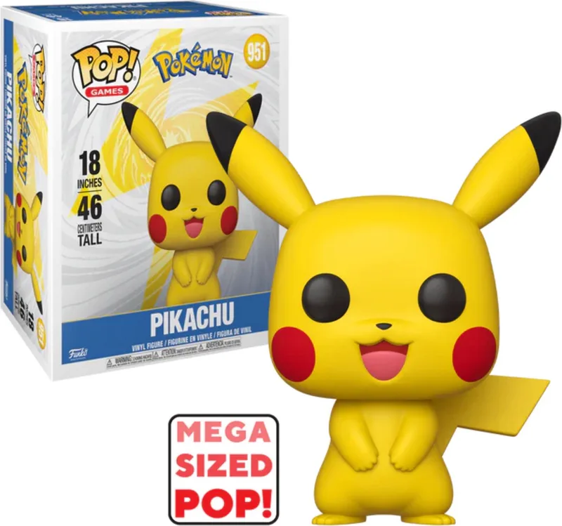 Pikachu 18 INCH (45 cm) 951 Pokemon by Funko in Multicolour – product photo