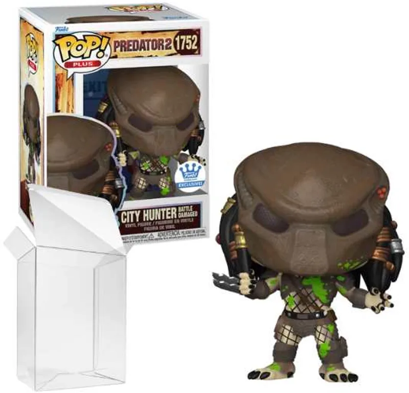 PLUS Movies: Predator 2 - City Hunter Battle Damaged #1752 Funko Shop Exclusive van Funko in Meerkleurig – productfoto