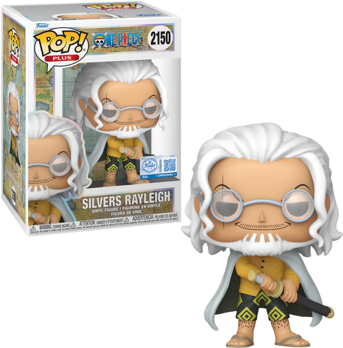 Plus: One Piece - Silvers Rayleigh #2150 Special Edition Exclusive von Funko in Mehrfarbig – Produktfoto