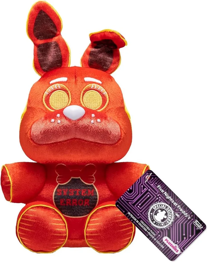 Plush: Five Nights at Freddy's - System Error Bonnie 7" Pluche - Knuffel van Funko in Rood – productfoto