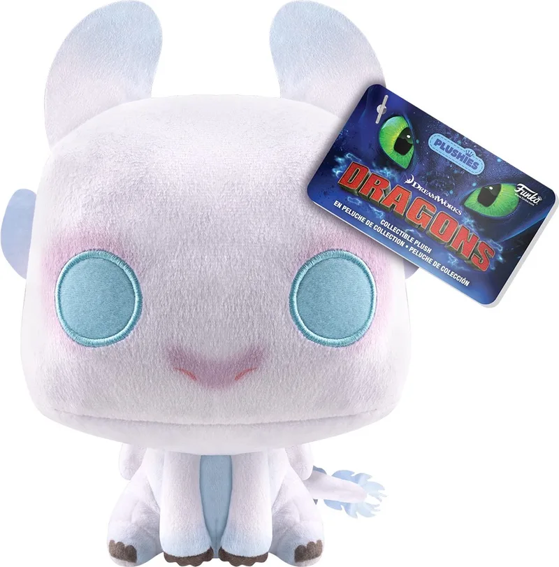 Plush: How to Train Your Dragon - Light Fury 7 van Funko in Meerkleurig – productfoto