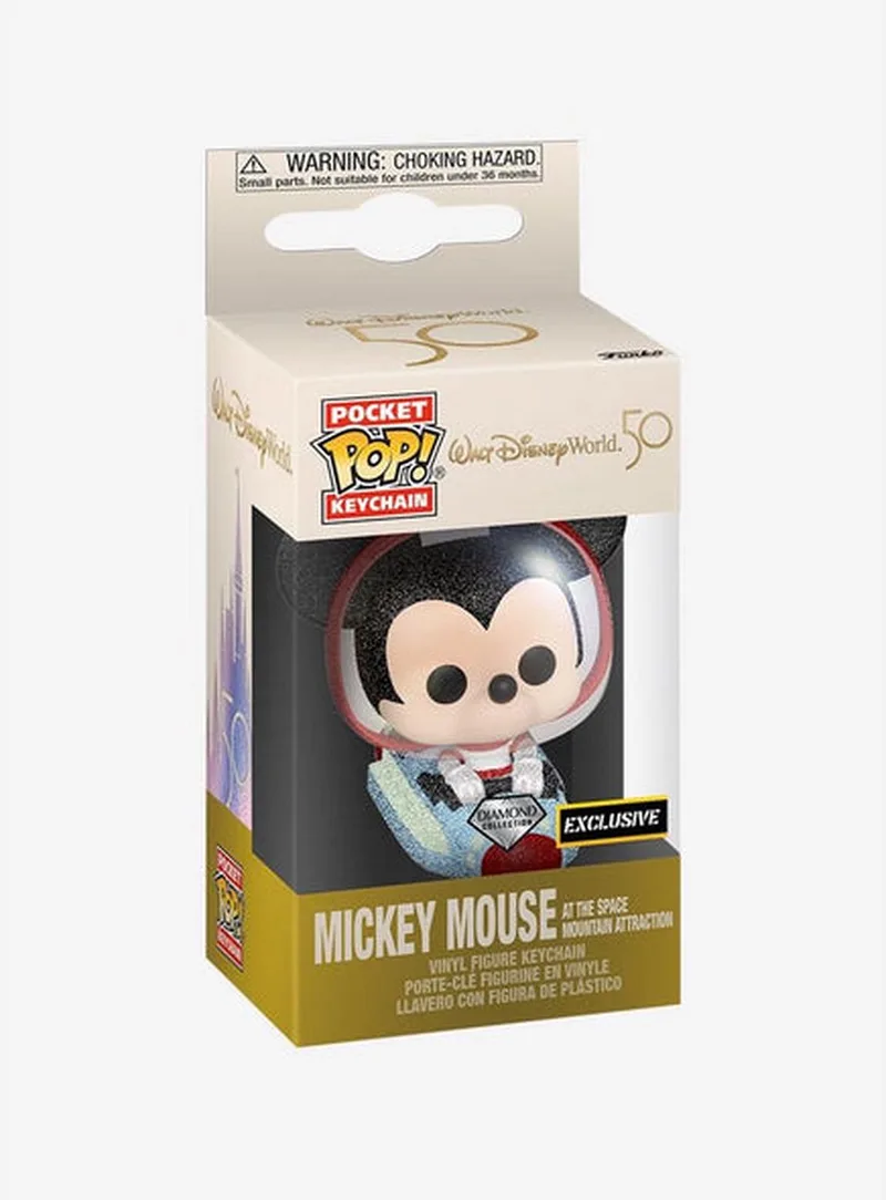 Pocket Keychain! Disney - Mickey Mouse at the space Mountain Attraction - Diamond Collection E van Funko in Meerkleurig – productfoto