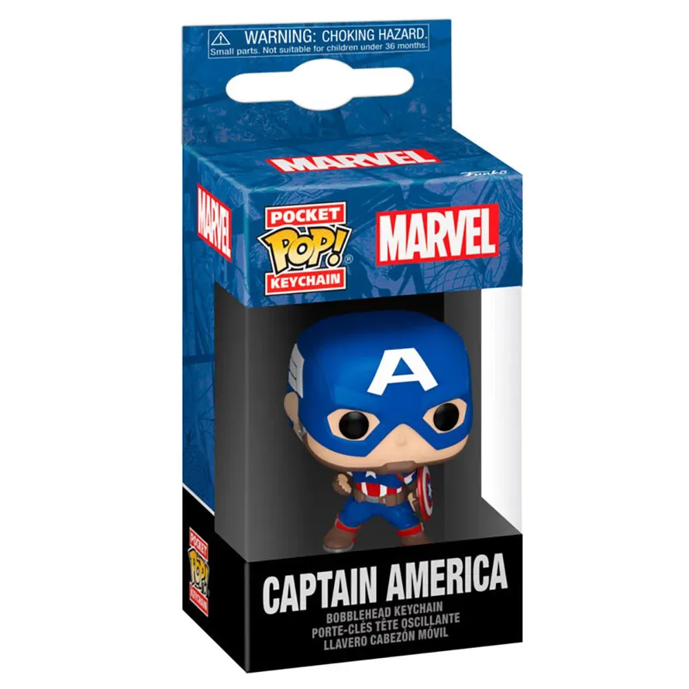 Pocket Marvel Capitan America Classics Sleutelhanger by Funko – product photo