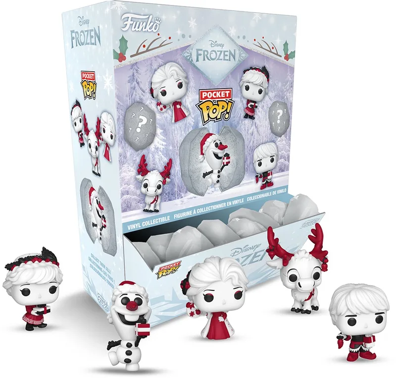 POCKET POP: FROZEN- 12PC PDQ van Funko in Wit – productfoto