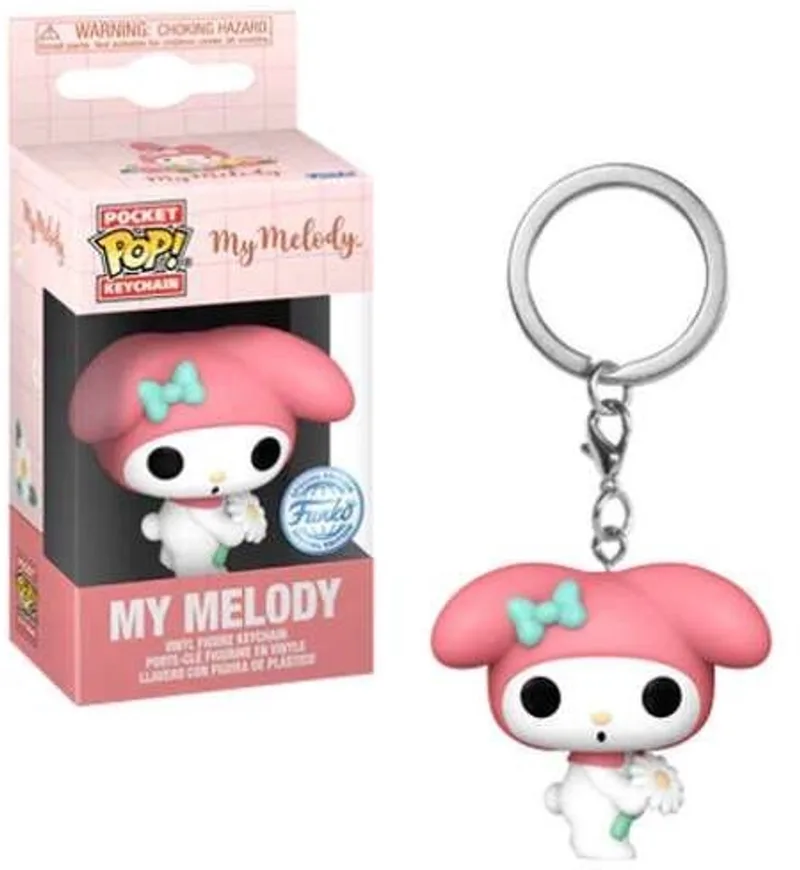 Pocket Pop! Hello Kitty: My Melody (Spring Time) Keychain von Funko in Mehrfarbig – Produktfoto