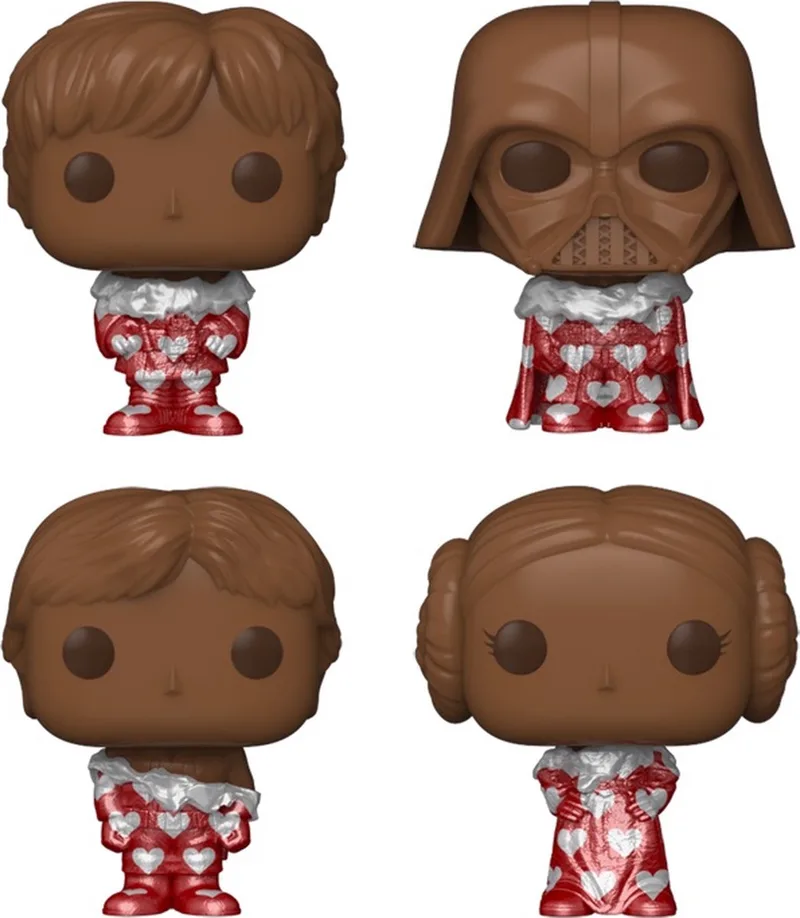 Pocket Pop! Keychain 4-Pack: Star Wars - Valentines Chocolate Box by Funko in Multicolour – product photo