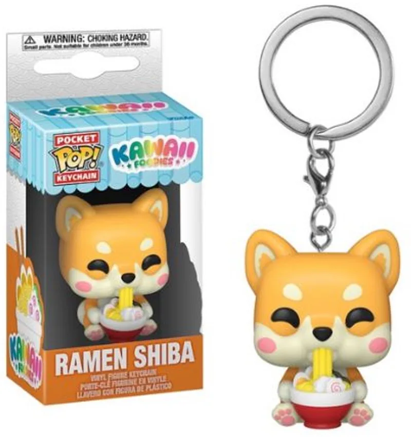 Pocket Pop! Keychain: Kawaii Foodies - Ramen Shiba by Funko in Multicolour – product photo
