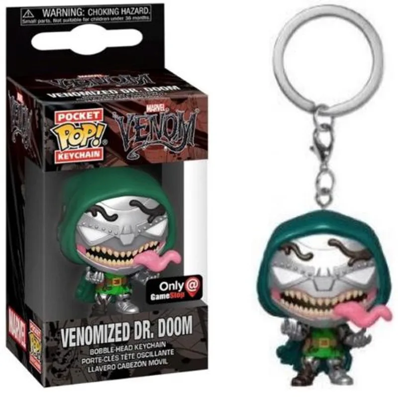 Pocket Pop! Keychain - Marvel: Venom - Venomized Dr. Doom GameStop Exclusive by Funko in Multicolour – product photo