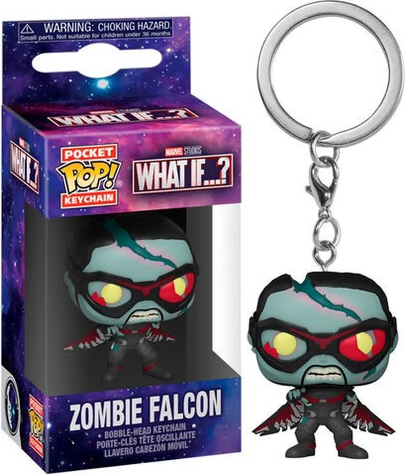 Pocket Pop! Keychain: Marvel - What If...? - Zombie Falcon FUNKO van Funko in Meerkleurig – productfoto
