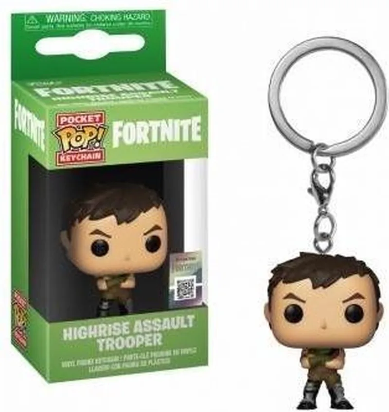 Pocket Pop Keychains : FORTNITE - Highrise Assault Trooper van Funko in Meerkleurig – productfoto
