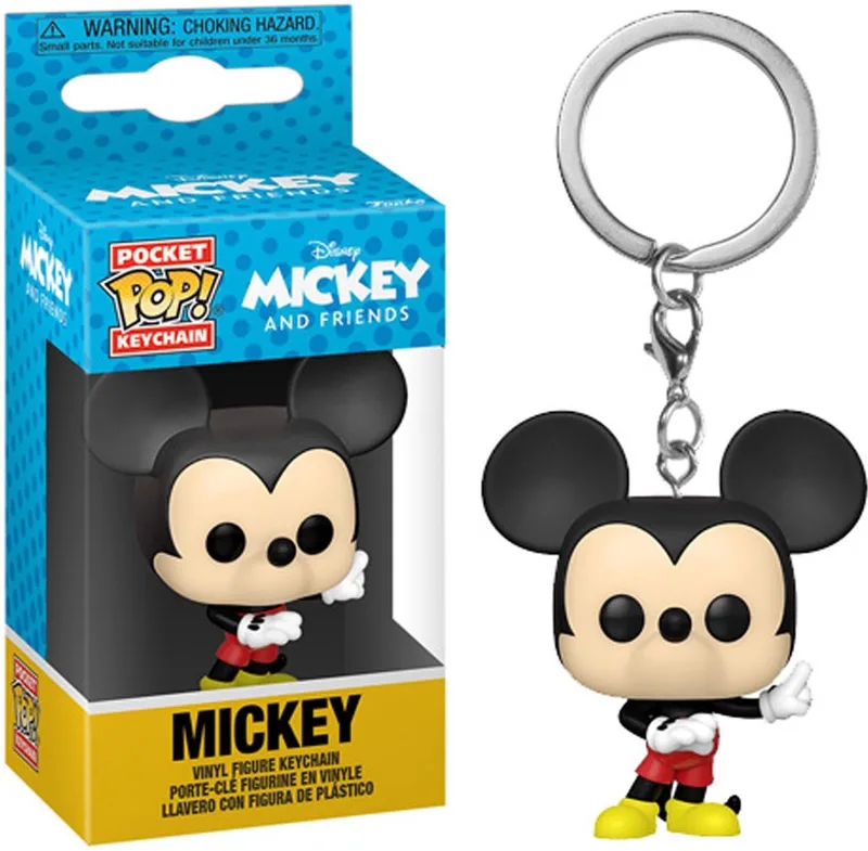 Pocket Pop! Sleutelhanger: Disney Classics - Mickey van Funko in Meerkleurig – productfoto