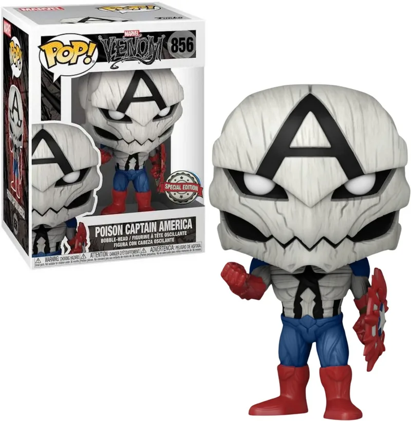 Poison Captain America #856 - Pop in A Box Exclusive ! by Funko in Multicolour – product photo