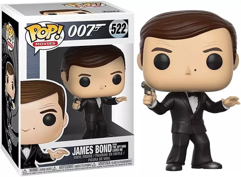 Pop! 007 Pop Vinyl: James Bond (From The Spy Who Loved Me) - Verzamelfiguur by Funko in Multicolour – product photo