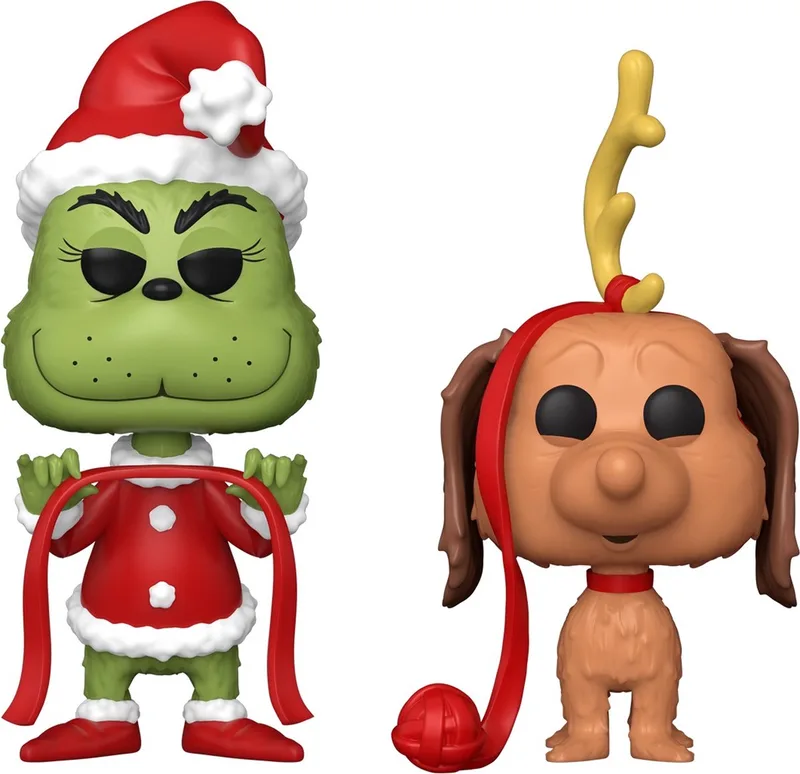 Pop! 2-Pack: How The Grinch Stole Christmas - Grinch with Max by Funko in Multicolour – product photo