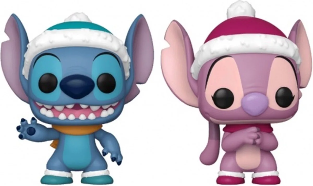 Pop! 2-Pack: Lilo & Stitch - Winter Stitch & Angel 2-Pack Exclusive van Funko – productfoto