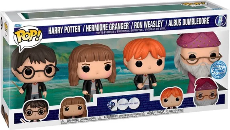 Pop! 4-Pack Harry Potter / Hermoine / Ron / Albus Dumbledore - Special Edition Warner Bros van Funko in Meerkleurig – productfoto