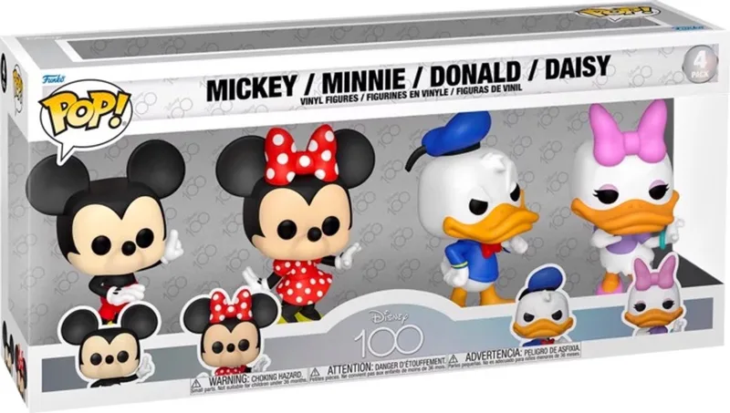 Pop 4-Pack: Mickey/Minnie/Donald/Daisy by Funko in Multicolour – product photo