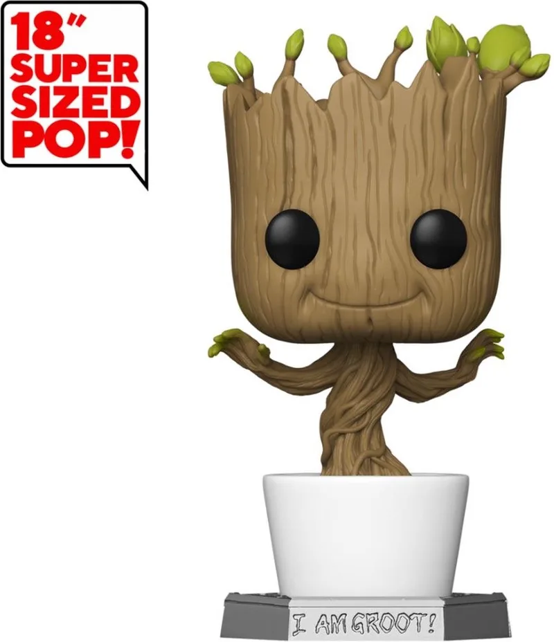 POP - 45 cm Guardians of the Galaxy - Dancing Groot van Funko in Multicolours – productfoto