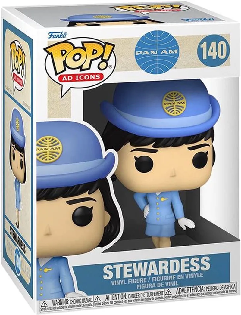 Pop! Ad Icons: Pan Am - Stewardess without Bag van Funko in Meerkleurig – productfoto