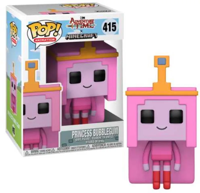 Pop Adventure Time Minecraft Princess Bubblegum Vinyl Figure by Funko in Multicolour – product photo