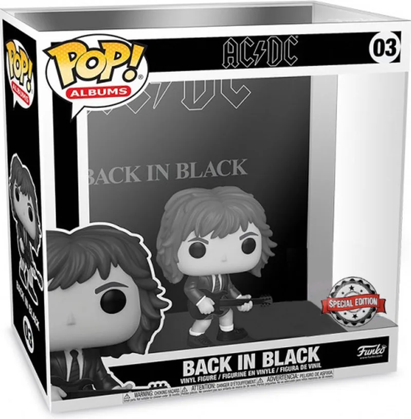Pop Albums: AC/DC - Back in Black Funko Pop #03 van Funko in Meerkleurig – productfoto